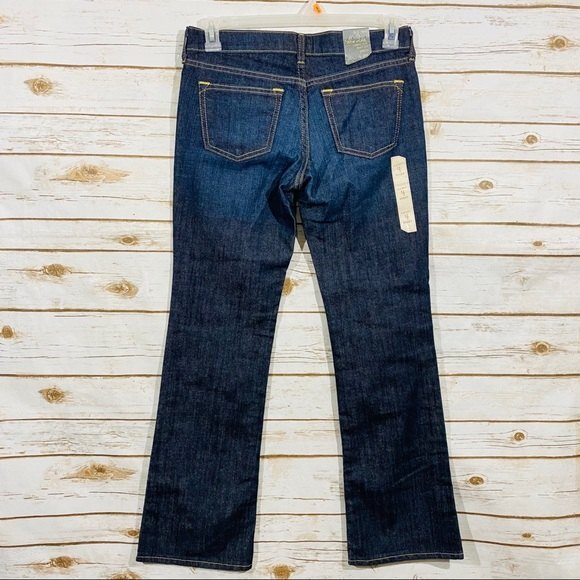 Old navy the diva women's lowest rise boot cut short jeans size 4 short - Picture 5 of 6